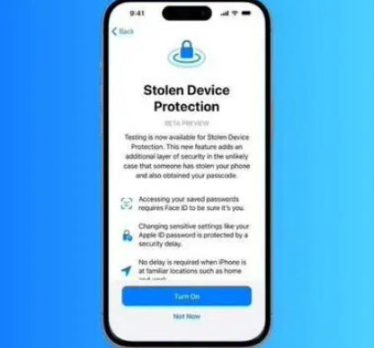 牙克石苹果授权维修店分享被盗设备保护功能开启方法 
