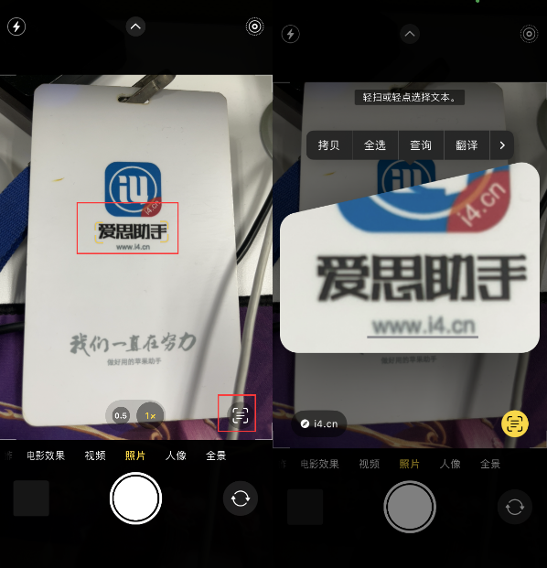 牙克石苹果手机维修分享升级iOS 16后如何通过相机翻译文本 