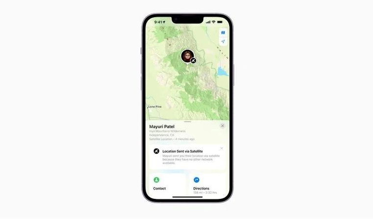 牙克石苹果14维修分享iPhone14系列中 FindMy功能通过卫星分享位置方法教程 