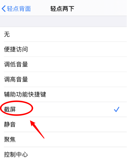 牙克石苹果手机维修分享iPhone12如何启用双击截屏 